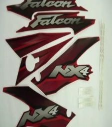 Imagem de capa de Jogo De Faixa Adesivos Falcon 2002 Vermelha